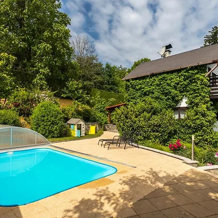 Family With Private Pool, Bar & Sports Field Holiday home