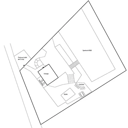 Dom wakacyjny Family With Private Pool, Bar & Sports Field Hvezdonice