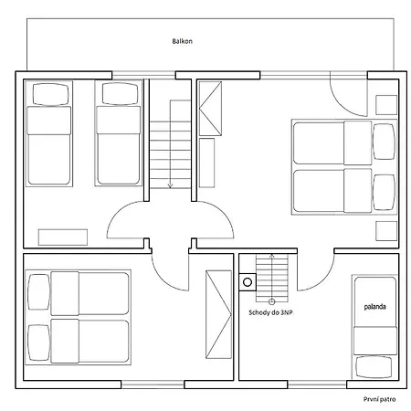 Holiday home Private Summer House With Swimming Pool, Bar And Pit For Football And Volleyball Hvezdonice